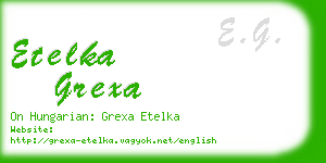 etelka grexa business card